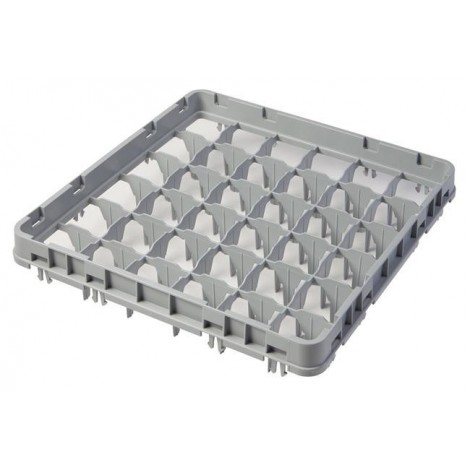 Nadstawka do koszy CAMBRO FULL DROP 500×500 mm szara, model E1 36 przegródek