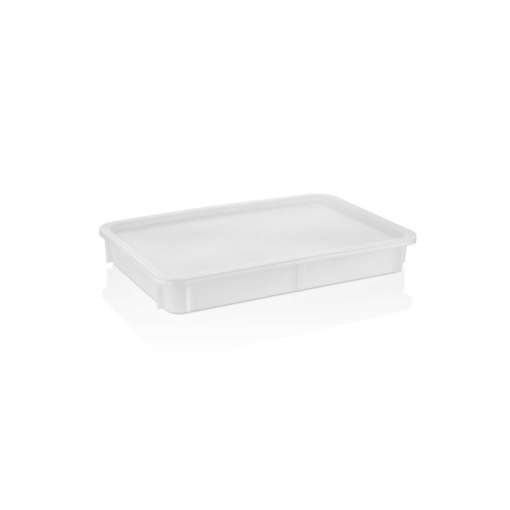Pojemnik na ciasto do pizzy z polipropylenu 600x400x(H)80 mm
