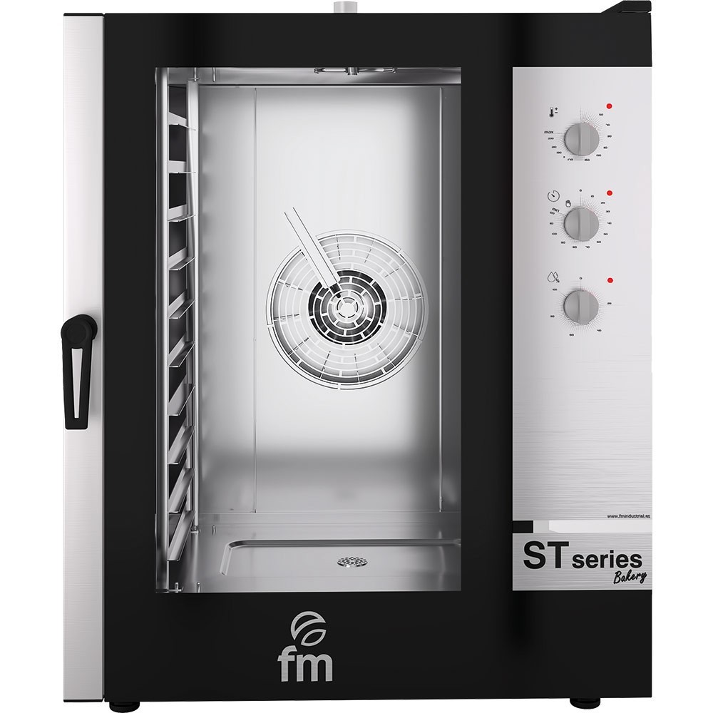 piec konwekcyjno-parowy, piekarniczy, gazowy, ST-Bakery, manualny, 10x(600x400), P 20 kW