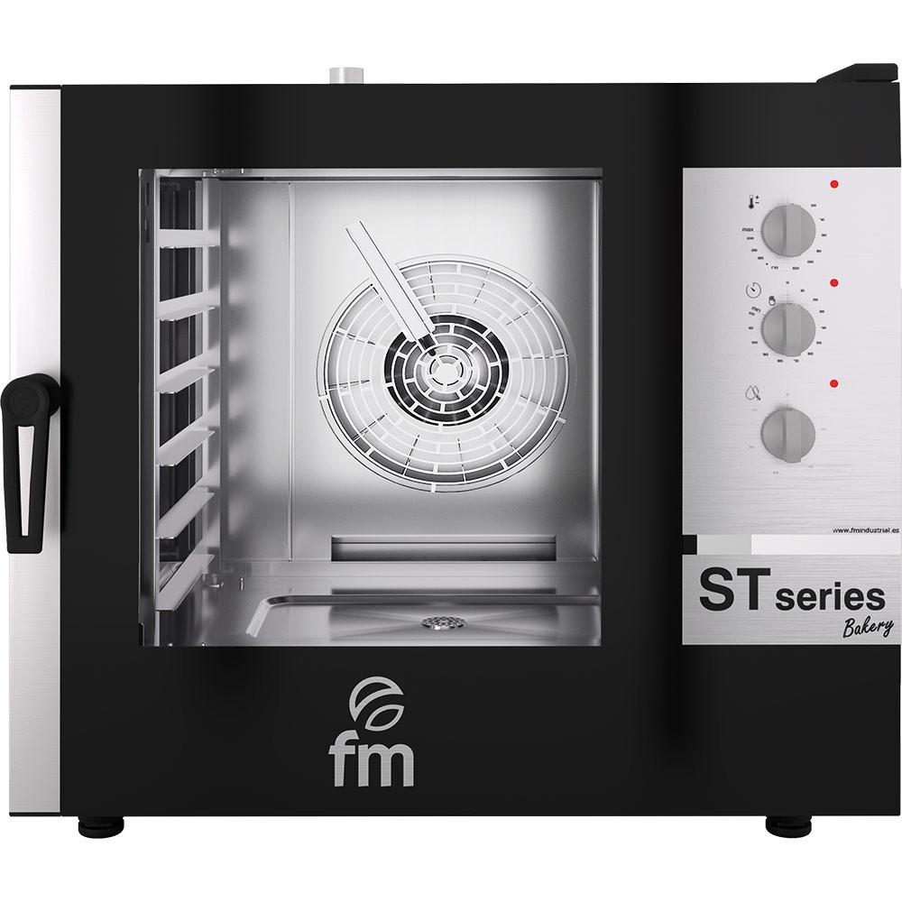 piec konwekcyjno-parowy, piekarniczy, gazowy, ST-Bakery, manualny, 6x(600x400), P 14 kW