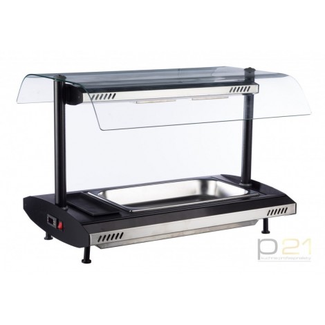 Bufet grzewczy nastawny GN1/1-65 z nadstawką