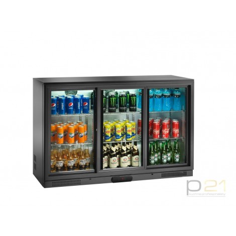 Chlodziarka barowa, 3-drzwi suwane, poj. 280 l, AK291BBS, Amitek