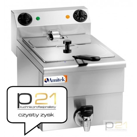 Frytownica elektryczna FC10, 3500 W, kran, Amitek