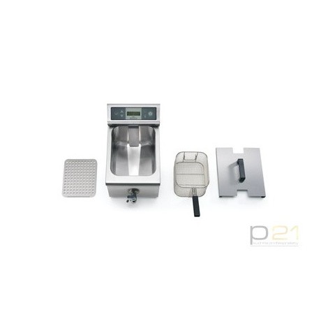 Frytownica indukcyjna 1x 8l, z kranem, Klondike 8R, Sirman