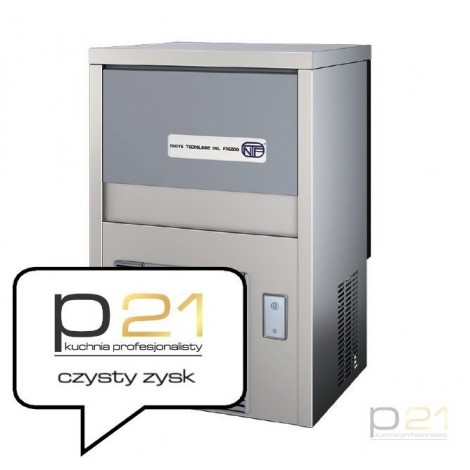 Kostkarka do lodu 26 kg/24h, 6 kg zasobnik, system myjący,chłodzenie powietrzem, NTF SL 50 R290