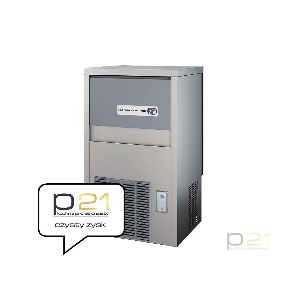 Kostkarka do lodu 29 kg/24h, 9 kg zasobnik, system myjący,chłodzenie wodą, NTF SL 60 R 290 1130023