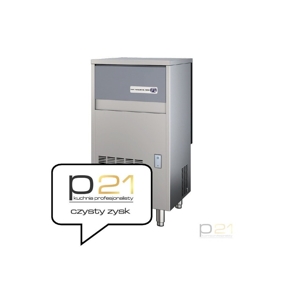 Kostkarka do lodu 45 kg/24h, 25 kg zasobnik, system myjący,chłodzenie wodą, NTF SL 110 R 290 1130026