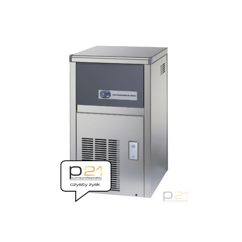 Kostkarka do lodu, 20 kg/24h, 4 kg zasobnik, system myjący,chłodzenie powietrzem, NTF SL 35 R290
