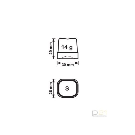 Kostkarka do lodu, 20 kg/24h, 4 kg zasobnik, system myjący,chłodzenie powietrzem, NTF SL 35 R290