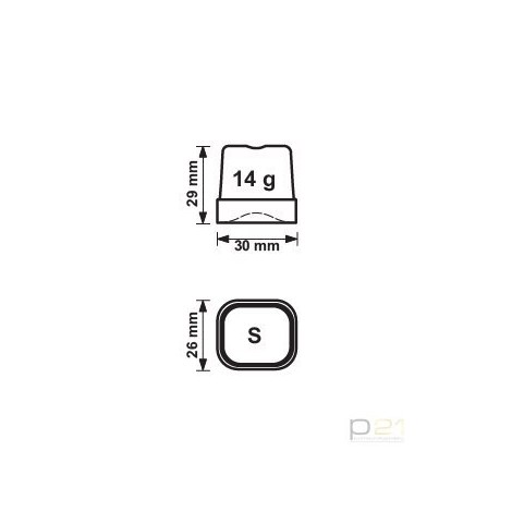 Kostkarka do lodu, 20 kg/24h, 4 kg zasobnik, system myjący,chłodzenie wodą, NTF SL 35 R290 1130021