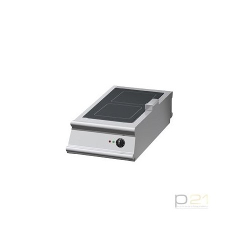 Kuchnia ceramiczna 2-palnikowa, bez podstawy, 8 kW, Linia 1100, Olis