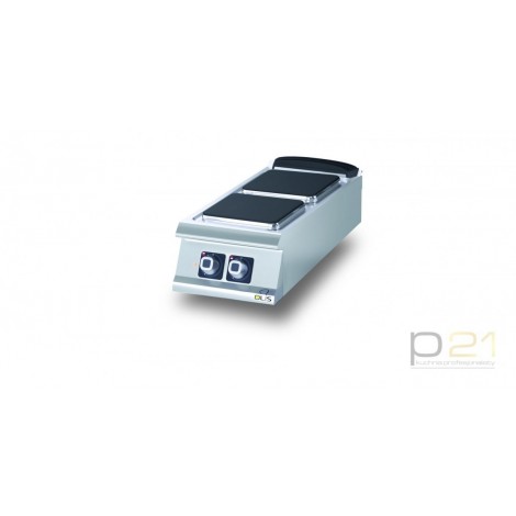 Kuchnia elektryczna 2-palnikowa kwadratowa 5,2 kW, Diamante 700, Olis