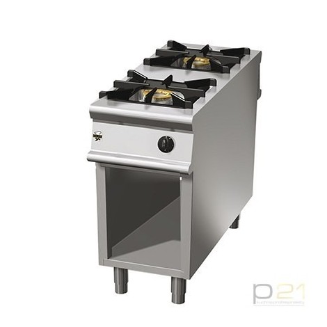 Kuchnia gazowa 2-palnikowa, na podstawie, 20 kW, Linia 1100, Olis