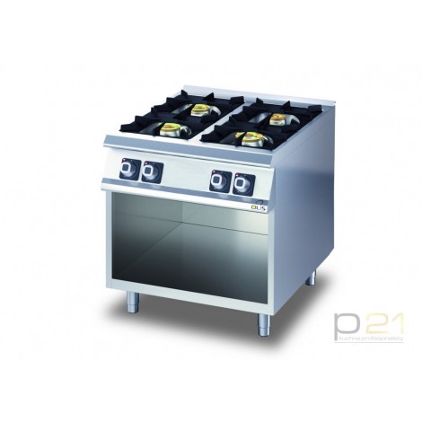 Kuchnia gazowa 4-palnikowa 18,2 kW, na podstawie, Diamante 700, D74/10CG Olis