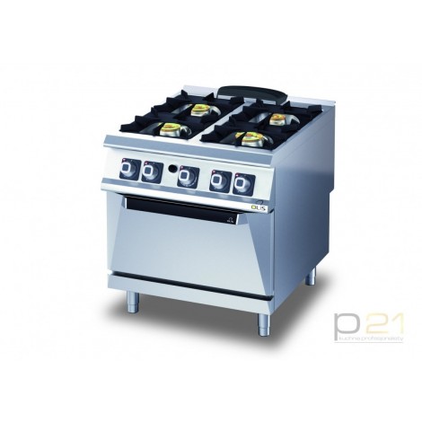 Kuchnia gazowa 4-palnikowa z piekarnikiem gazowym, 29,7 kW, Diamante 90, D94/10CGG, Olis