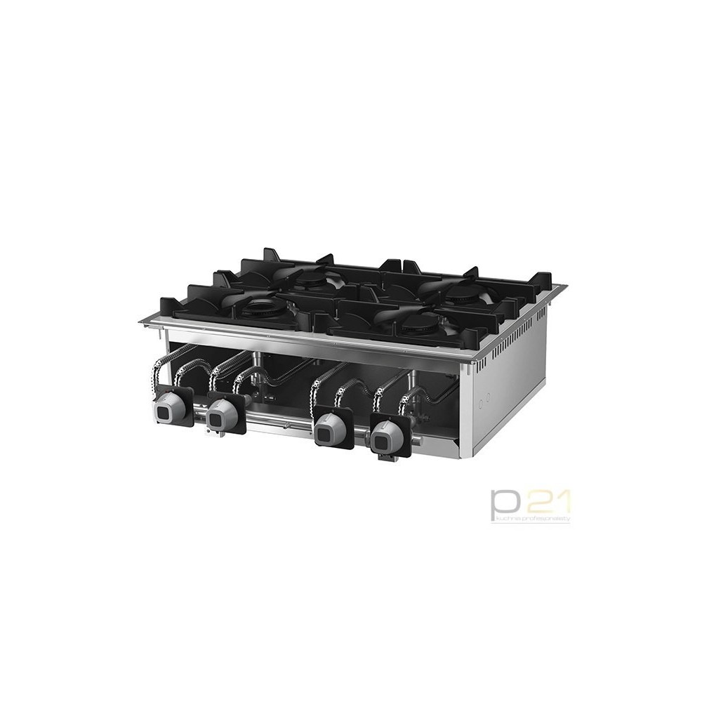 Kuchnia gazowa 4-palnikowa, 21,9 kW, Drop-In 70, Olis