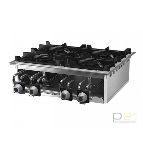 Kuchnia gazowa 4-palnikowa, 21,9 kW, Drop-In 70, Olis