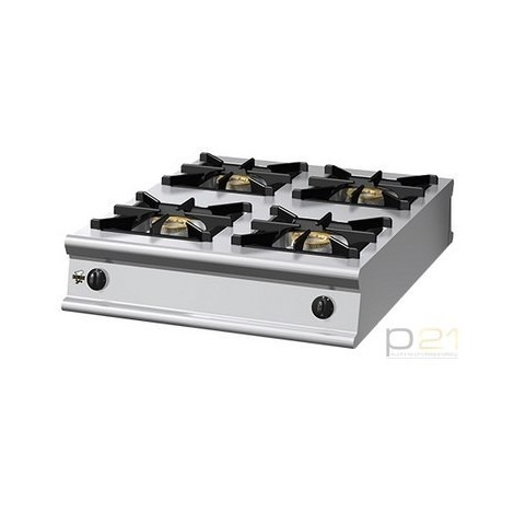 Kuchnia gazowa 4-palnikowa, bez podstawy, 40 kW, Linia 1100, Olis