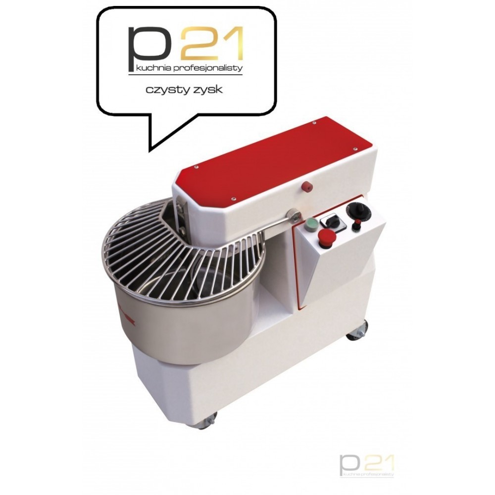 Mikser spiralny poj. 33 l, wyjmowana dzieża, płynna regulacja obrotów, IR 33 VS, Pizza Group