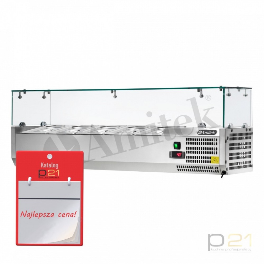 Nadstawka chłodnicza 5xGN1/4, AK12433, Amitek