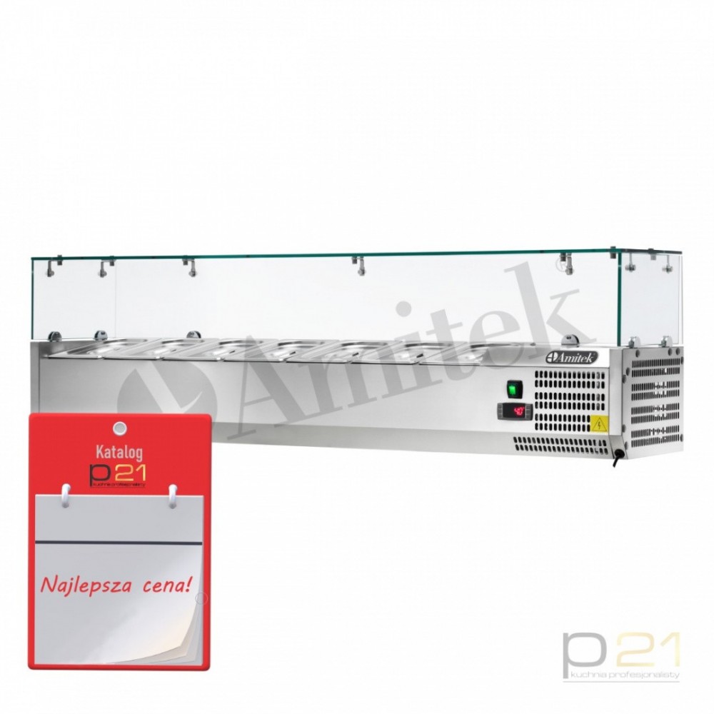 Nadstawka chłodnicza 7x GN1/4, AK15433, Amitek