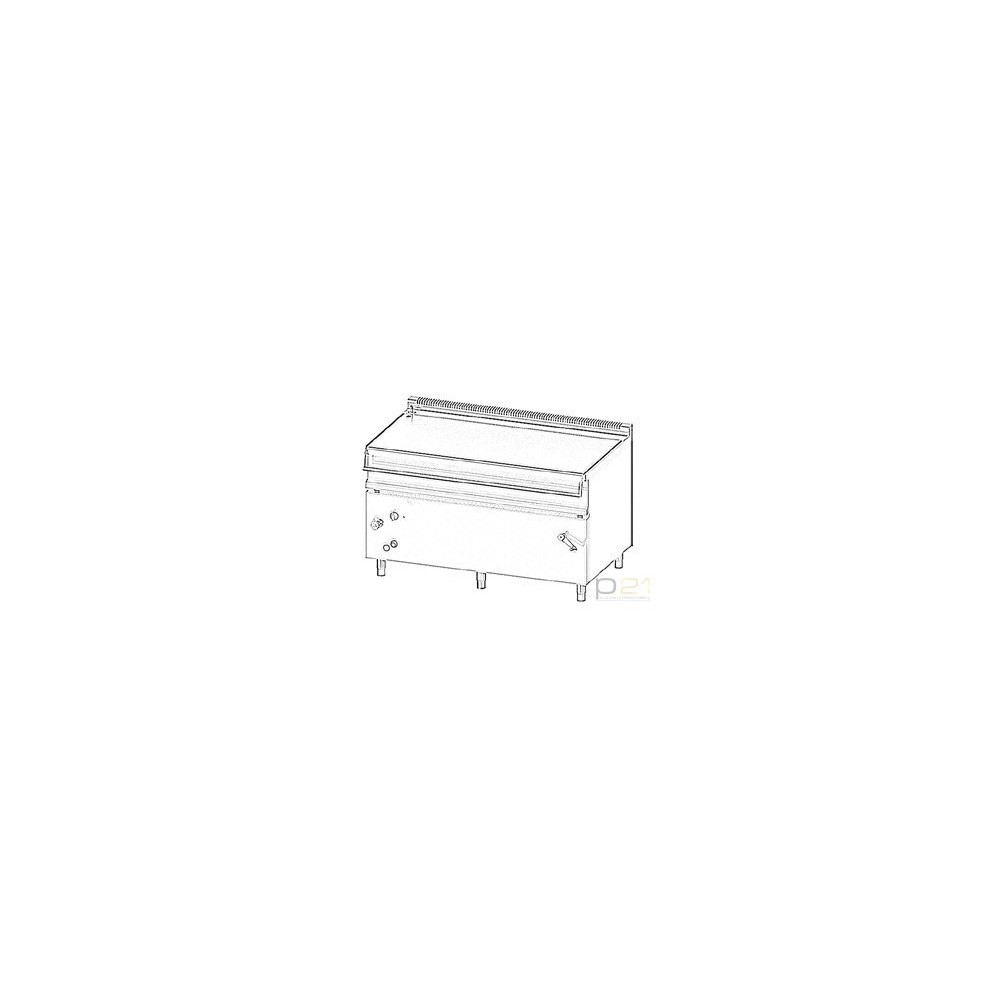 Patelnia przechylna elektryczna, 150 l, manualne przechylanie, Oversize, OBME15, Olis