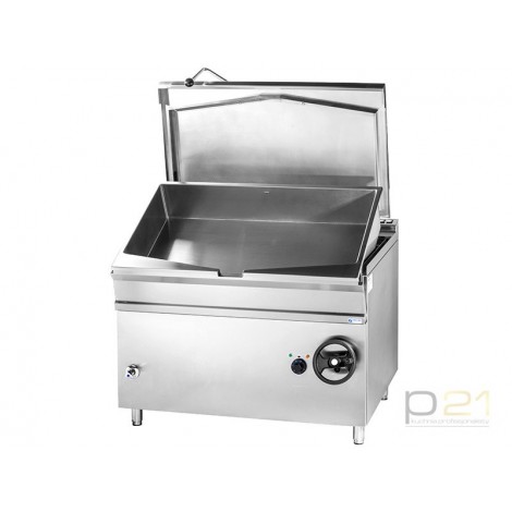 Patelnia przechylna, elektryczna, poj. 120l, 18 kW, dno Inox, EBS120.912 Inox, Gasztrometal