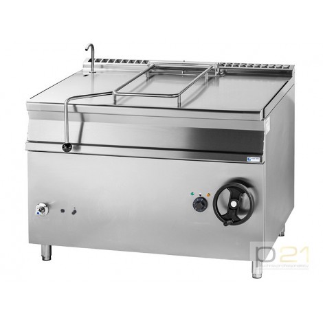 Patelnia przechylna, gazowa, poj. 120l, 23 kW, dno Inox, GBS120.912 Inox, Gasztrometal