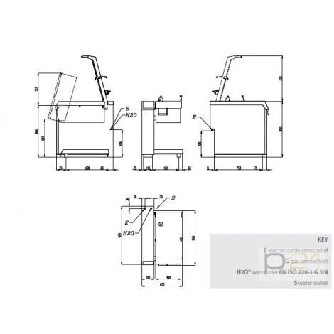 Patelnia wielofunkcyjna Olis All-In Cooking Center, poj. 20l, 12 kW, Olis