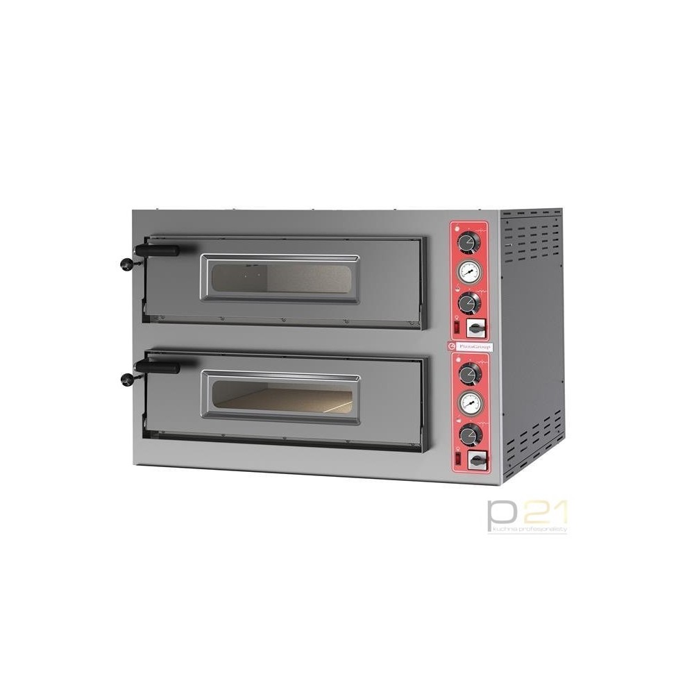 Piec do pizzy E-M12L,2-poziomowy,12xpizza śr.30/34