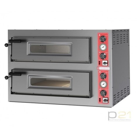 Piec do pizzy E-M12L,2-poziomowy,12xpizza śr.30/34