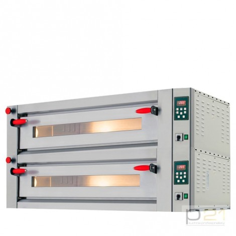 Piec do pizzy P-D8, 2-poziomowy, 8xpizza śr.30/34