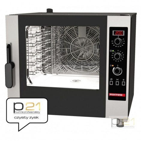Piec konwekcyjno-parowy 5x GN1/1(600x400), sterowanie manualne, Inoxtrend Professional Bakery 8010140