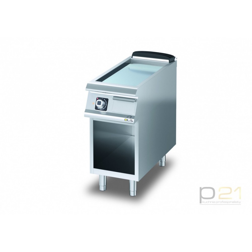 Płyta grillowa elektryczna, chromowana, gładka, na podstawie, 5,4 kW, Diamante 700, D72/10FTEC, Olis