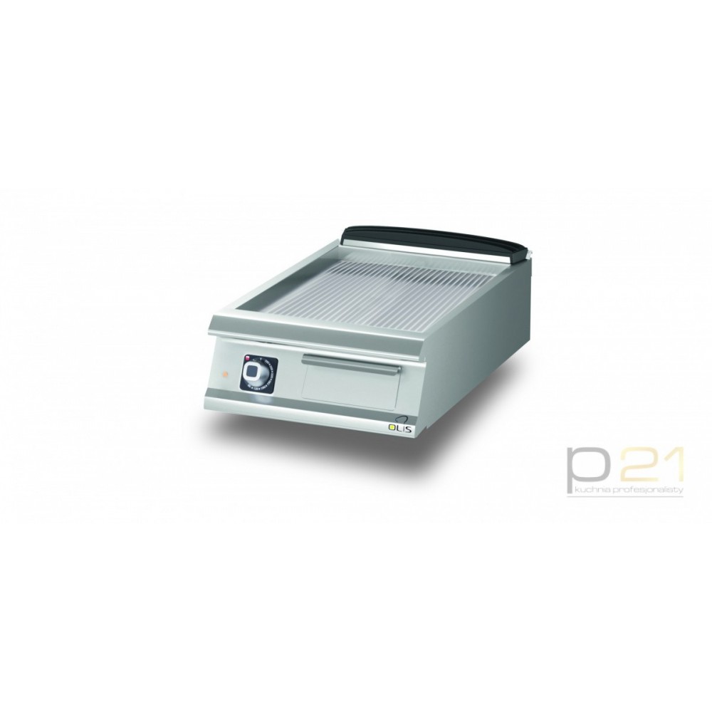 Płyta grillowa elektryczna, ze stali nierdzewnej, ryflowana, bez podstawy, 7,5 kW, Diamante 700, D73/10TFTEAR, Olis