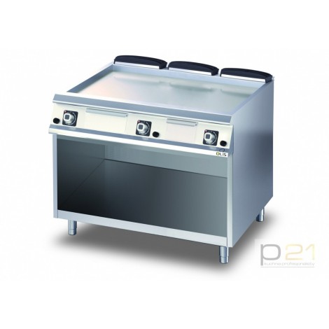 Płyta grillowa gazowa 1/3 ryflowana, 2/3 gładka, na podstawie, 19,5 kW, Diamante 700, D76/10FTTG1/3R, Olis