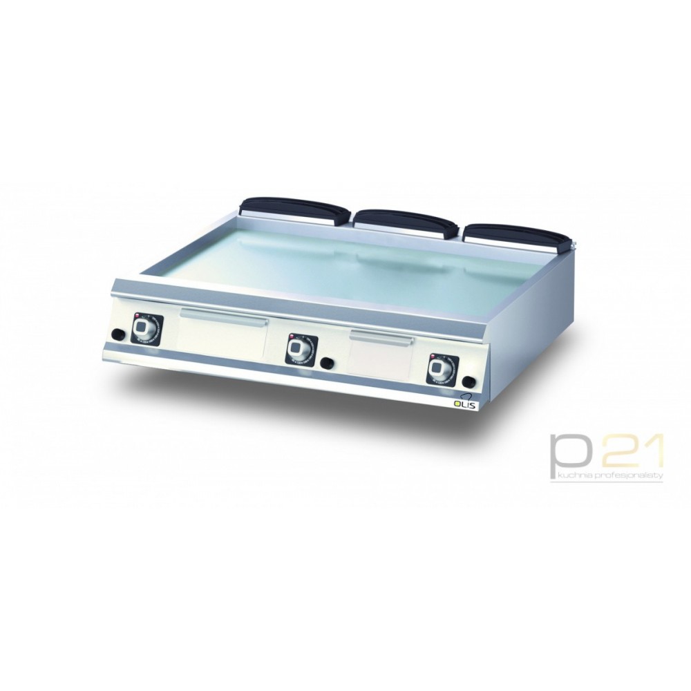 Płyta grillowa gazowa, chromowana, gładka, bez podstawy, 19,5 kW, Diamate 700, D76/10TFTTGC, Olis