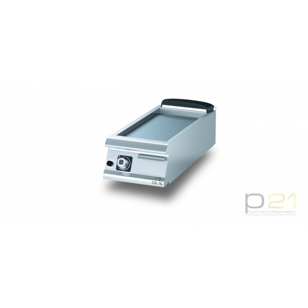 Płyta grillowa gazowa, chromowana, ryflowana, bez podstawy, 6 kW, Diamante 700, D72/10TFTTGCR, Olis