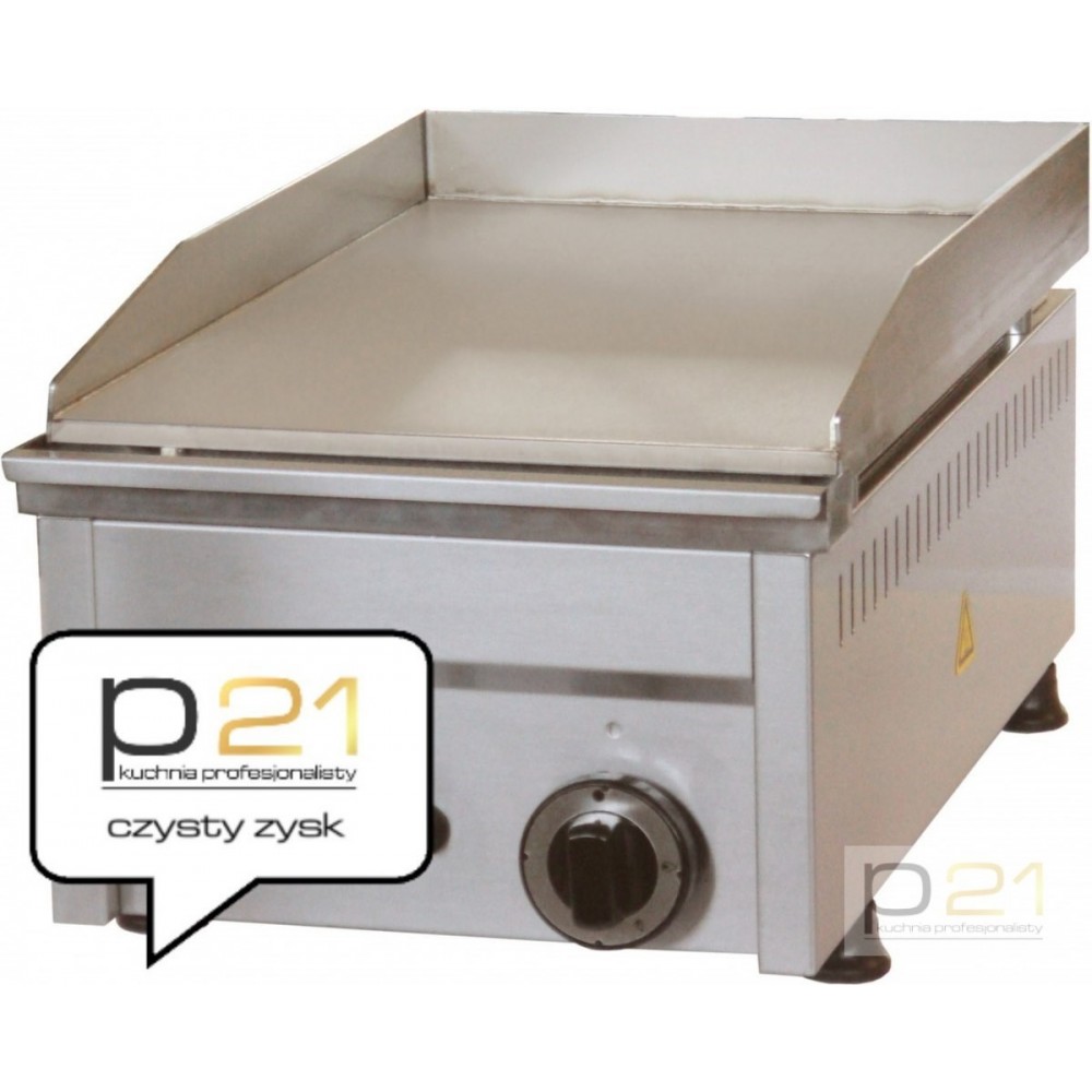 Płyta grillowa gazowa, gładka, 4000 W, Amitek