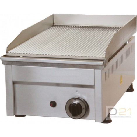 Płyta grillowa gazowa, ryflowana, 4000 W, Amitek