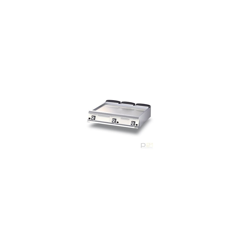 Płyta grillowa gazowa, ze stali nierdzewnej, gładka, bez podstawy, 19,5 kW, Diamante 700, D76/10TFTGA, Olis