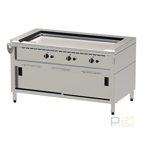 Płyta Teppanyaki na podstawie, gazowa, 21 kW, Nayati