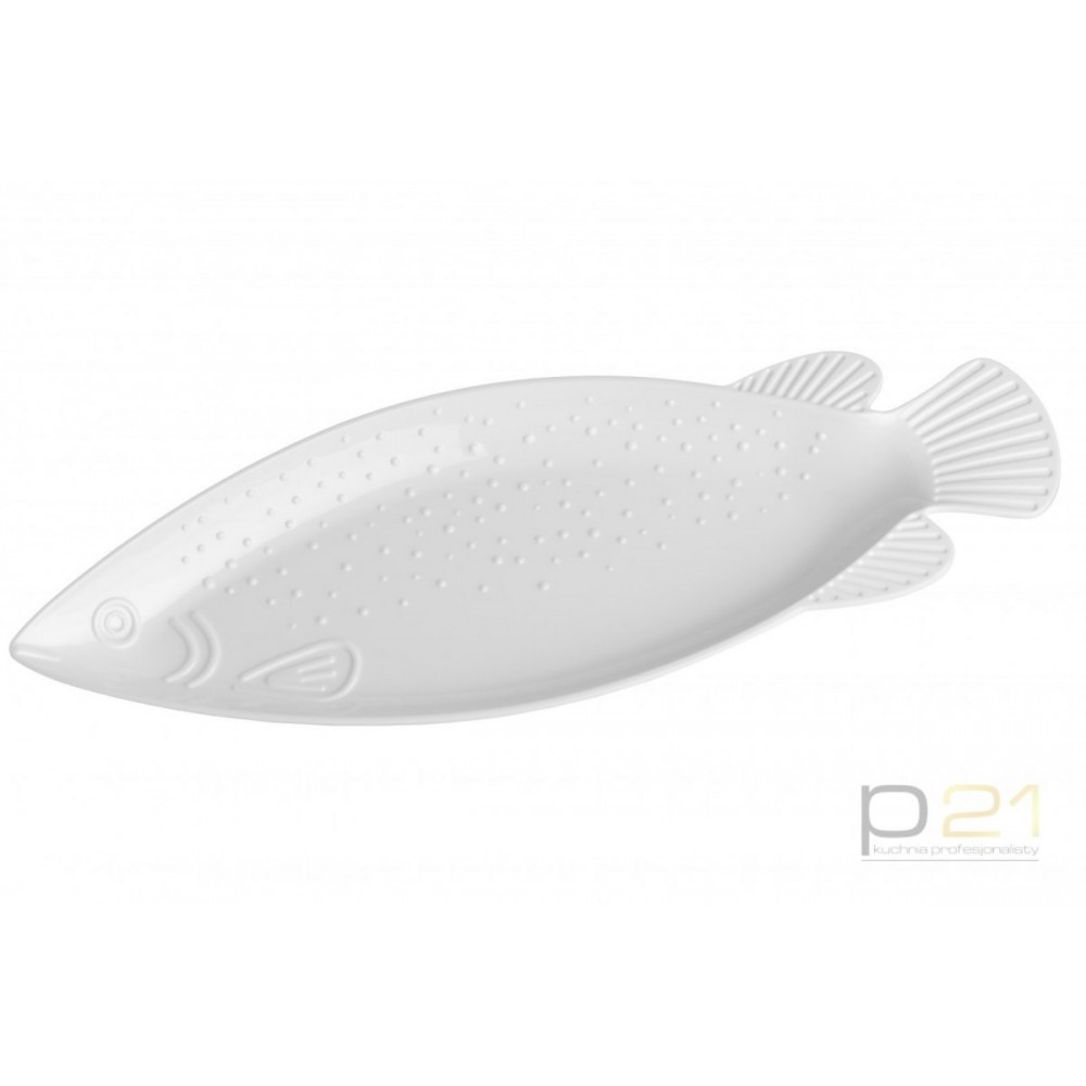 Półmisek - ryba śnieżnobiały (383*134*28)