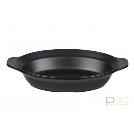 Salaterka owalna czarna (88*140)