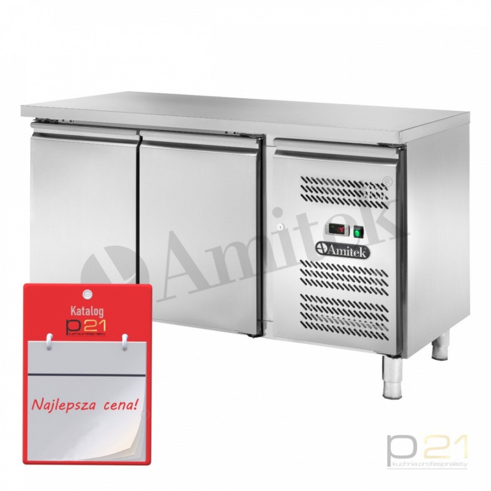 Stół chłodniczy 2-drzwiowy, agregat z boku, AK2104TN, Amitek