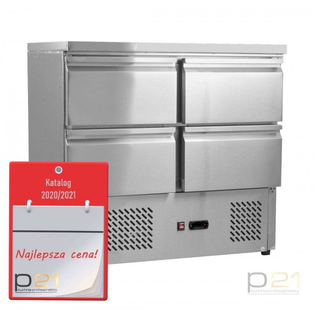 Stół chłodniczy z 4 szufladami agregat na dole