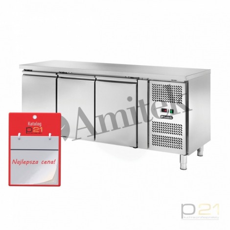 Stół mroźniczy GN1/1 trzydrzwiowy, agregat z boku, poj. 417 l, AK3100BT, Amitek
