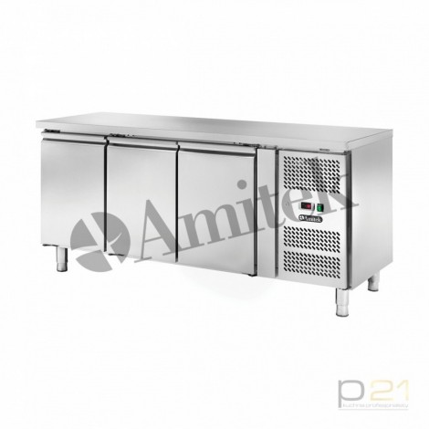 Stół mroźniczy GN1/1 trzydrzwiowy, agregat z boku, poj. 417 l, AK3100BT, Amitek