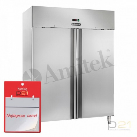 Szafa chłodnicza nierdzewna GN2/1, poj. 1333l, AK1414TN, Amitek