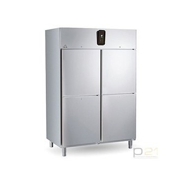 Szafa chłodnicza, monoblokowa, 2-drzwiowa, podzielone drzwi, sterowanie dotykowe, 1085 l, Olis 1021009